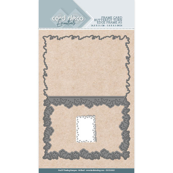 A5 Butterfly Torn Edge Cutting Dies by Card Deco Essentials A5 Butterfly Torn Edge Cutting Dies by Card Deco Essentials