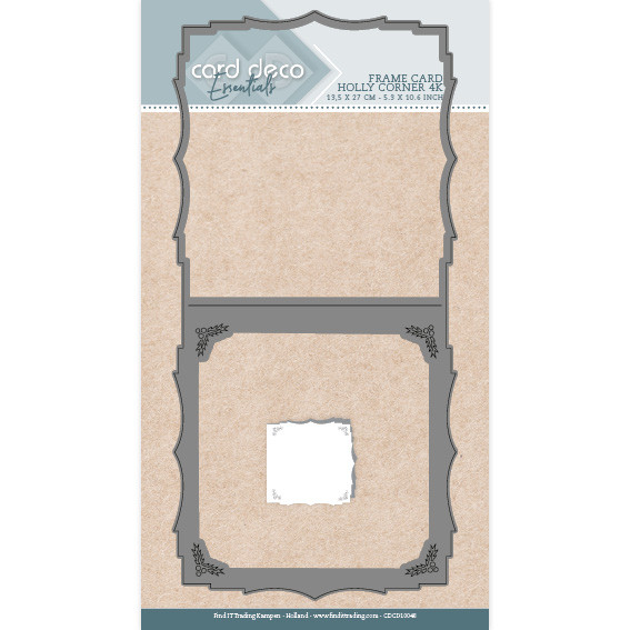 Card Deco Essentials Dies - Holly Corner 4K
