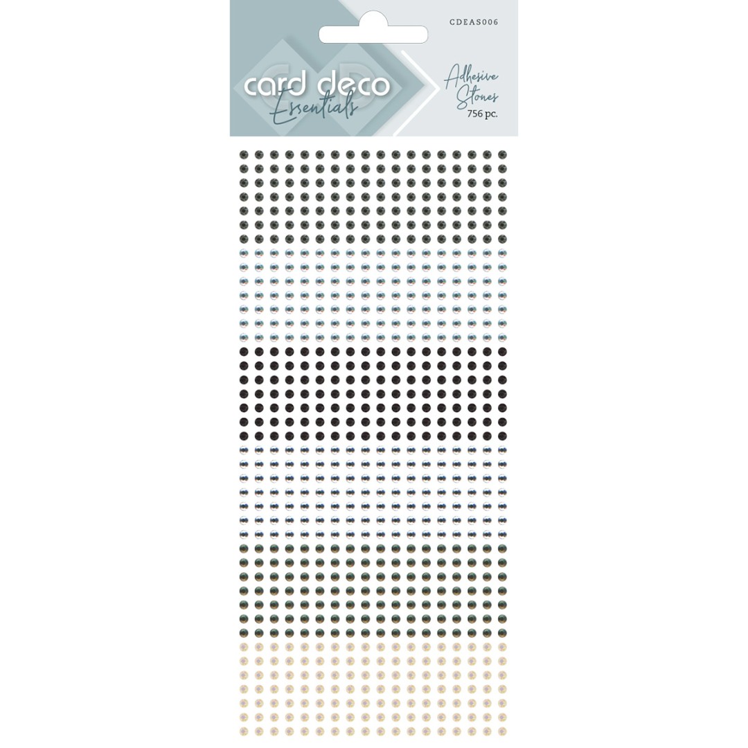 Card Deco Essentials - Adhesive Stones - Grey Card Deco Essentials - Adhesive Stones - Grey