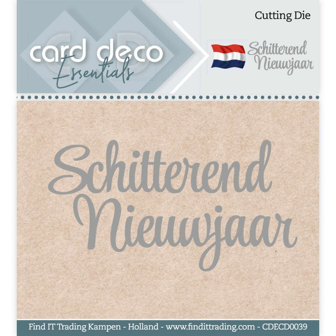 Card Deco Essentials - Cutting Dies - Schitterend Nieuwjaar Card Deco Essentials - Cutting Dies - Schitterend Nieuwjaar