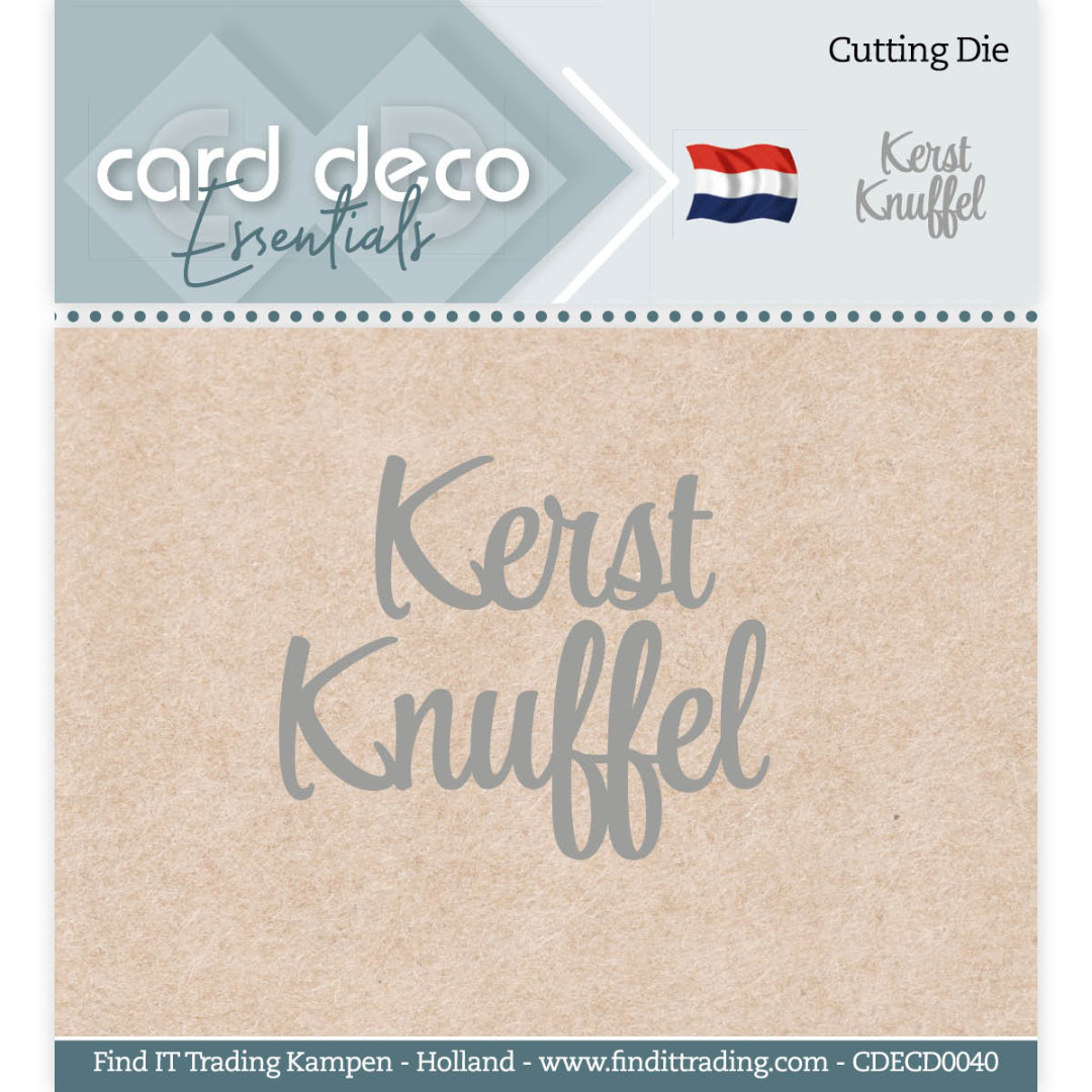 Card Deco Essentials - Cutting Dies - Kerst Knuffel Card Deco Essentials - Cutting Dies - Kerst Knuffel