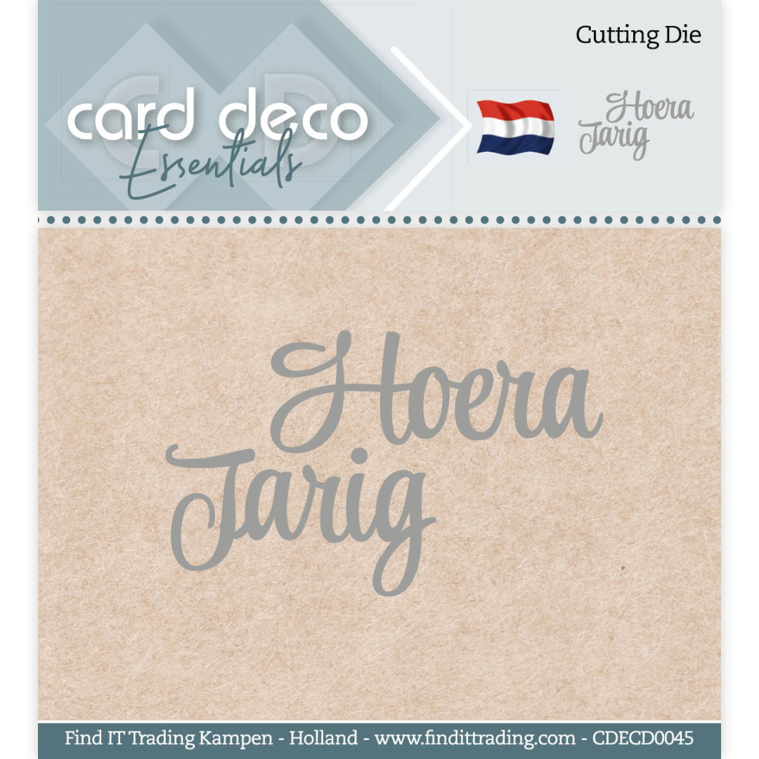 Hoera Jarig - Cutting Dies - Card Deco Essentials Hoera Jarig - Cutting Dies - Card Deco Essentials