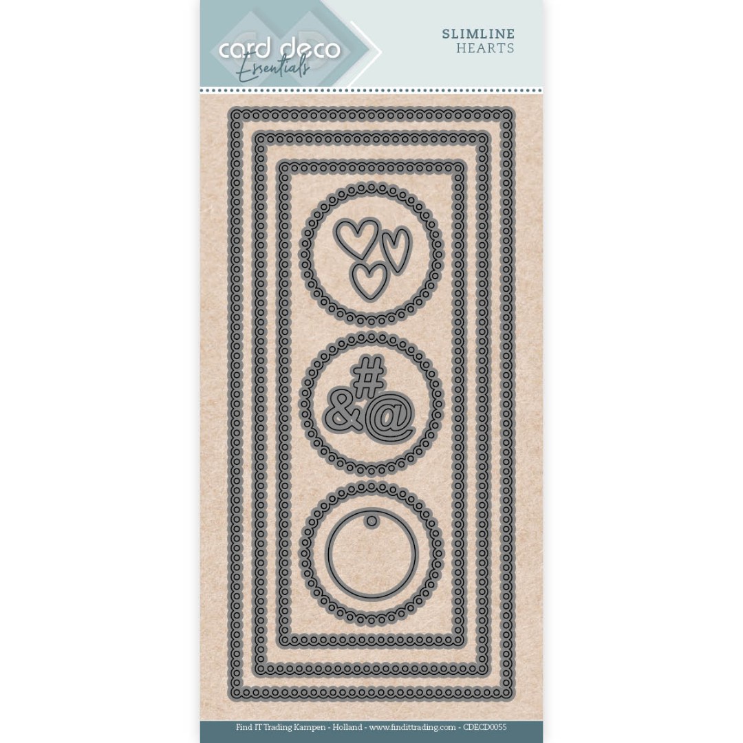 Hearts - Slimline Cutting Dies Hearts - Slimline Cutting Dies