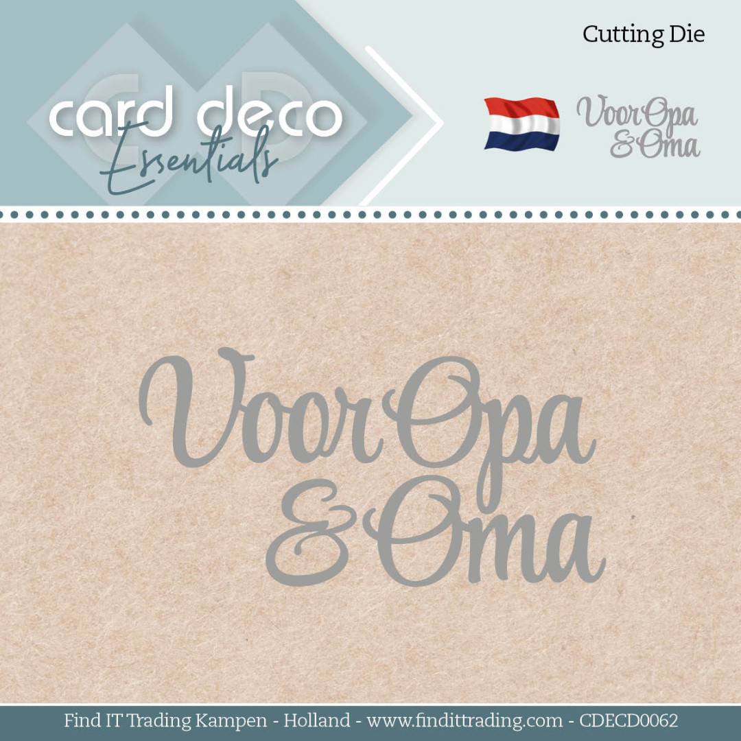 Voor opa en oma - Cutting Dies Voor opa en oma - Cutting Dies