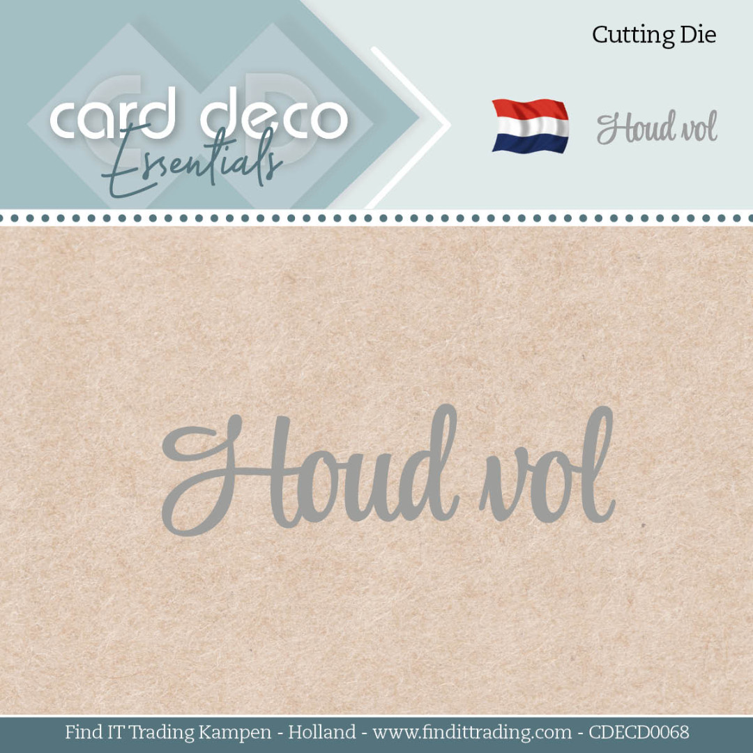 Card Deco Essentials - Dies - Houd vol Card Deco Essentials - Dies - Houd vol