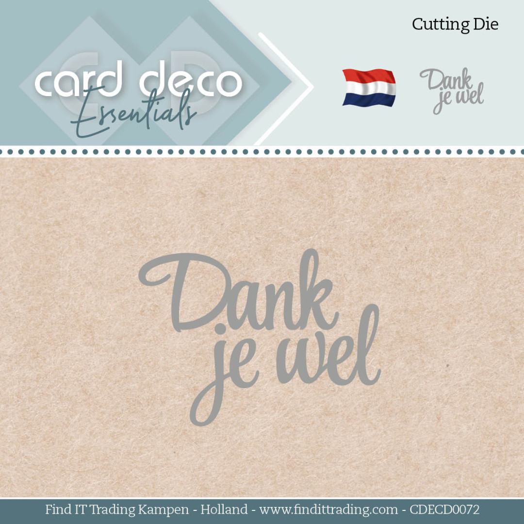 Card Deco Essentials - Dies - Dank je wel Card Deco Essentials - Dies - Dank je wel
