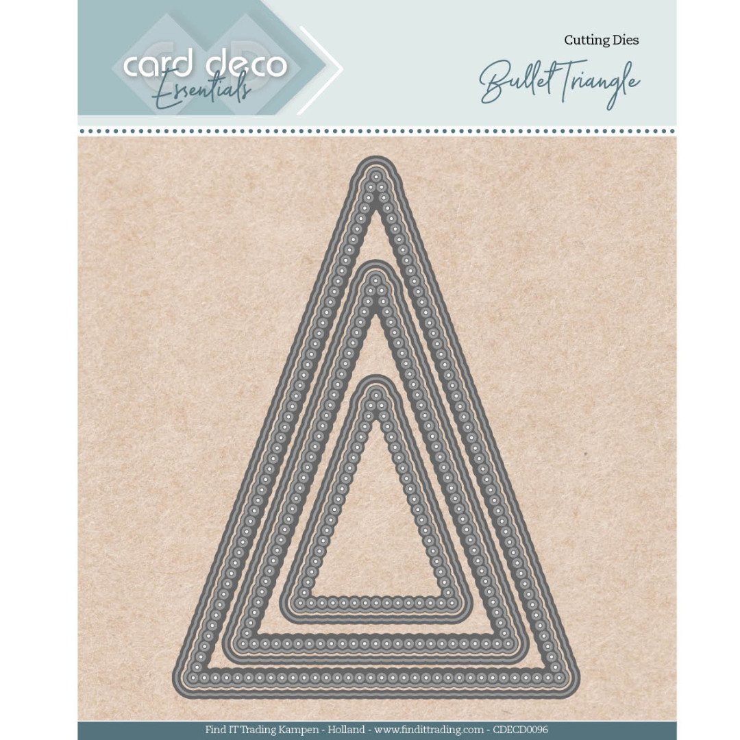 Bullet Triangle - Nesting Cutting Dies Card Deco Essentials Bullet Triangle - Nesting Cutting Dies Card Deco Essentials