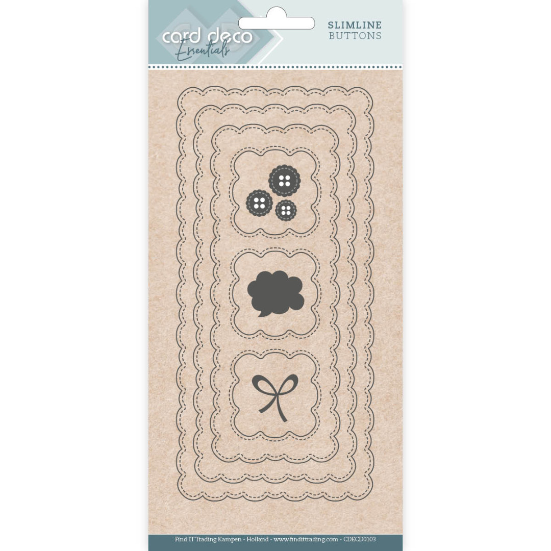 Buttons - Slimline Cutting Dies Buttons - Slimline Cutting Dies