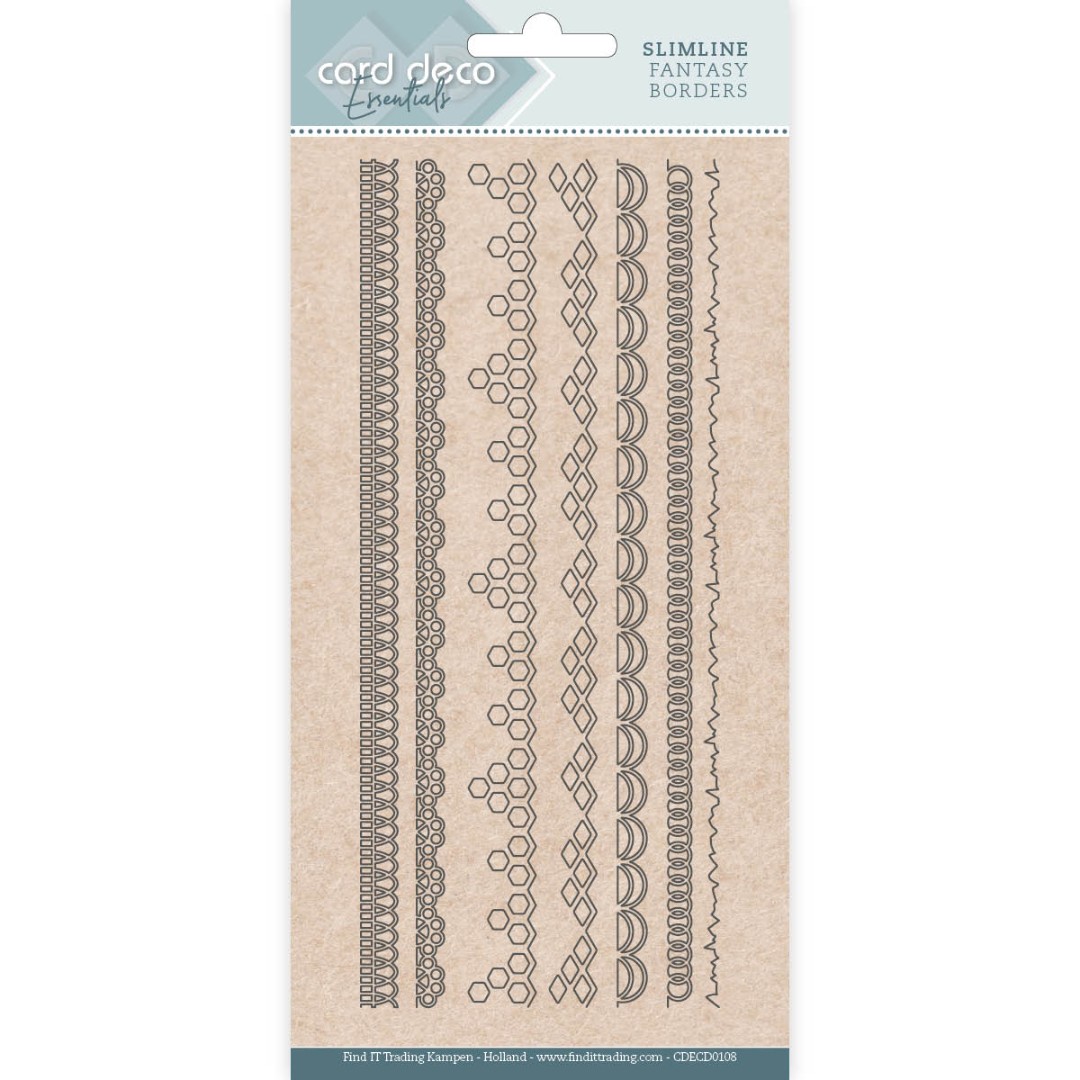 Card Deco Essentials - Slimline Dies - Slimline Fantasy Borders Card Deco Essentials - Slimline Dies - Slimline Fantasy Borders