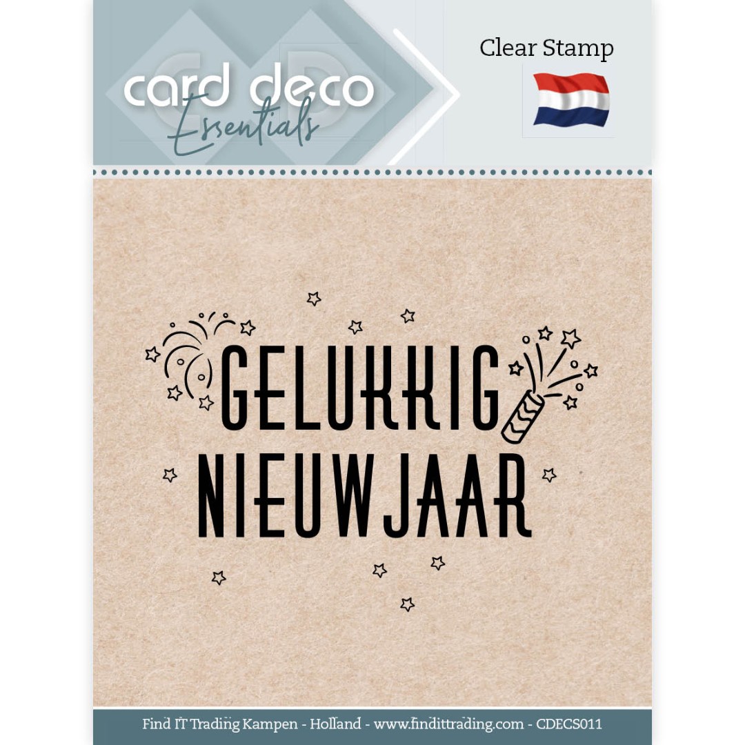 Gelukkig Nieuwjaar Clear Stamps by Card Deco Essentials Gelukkig Nieuwjaar Clear Stamps by Card Deco Essentials
