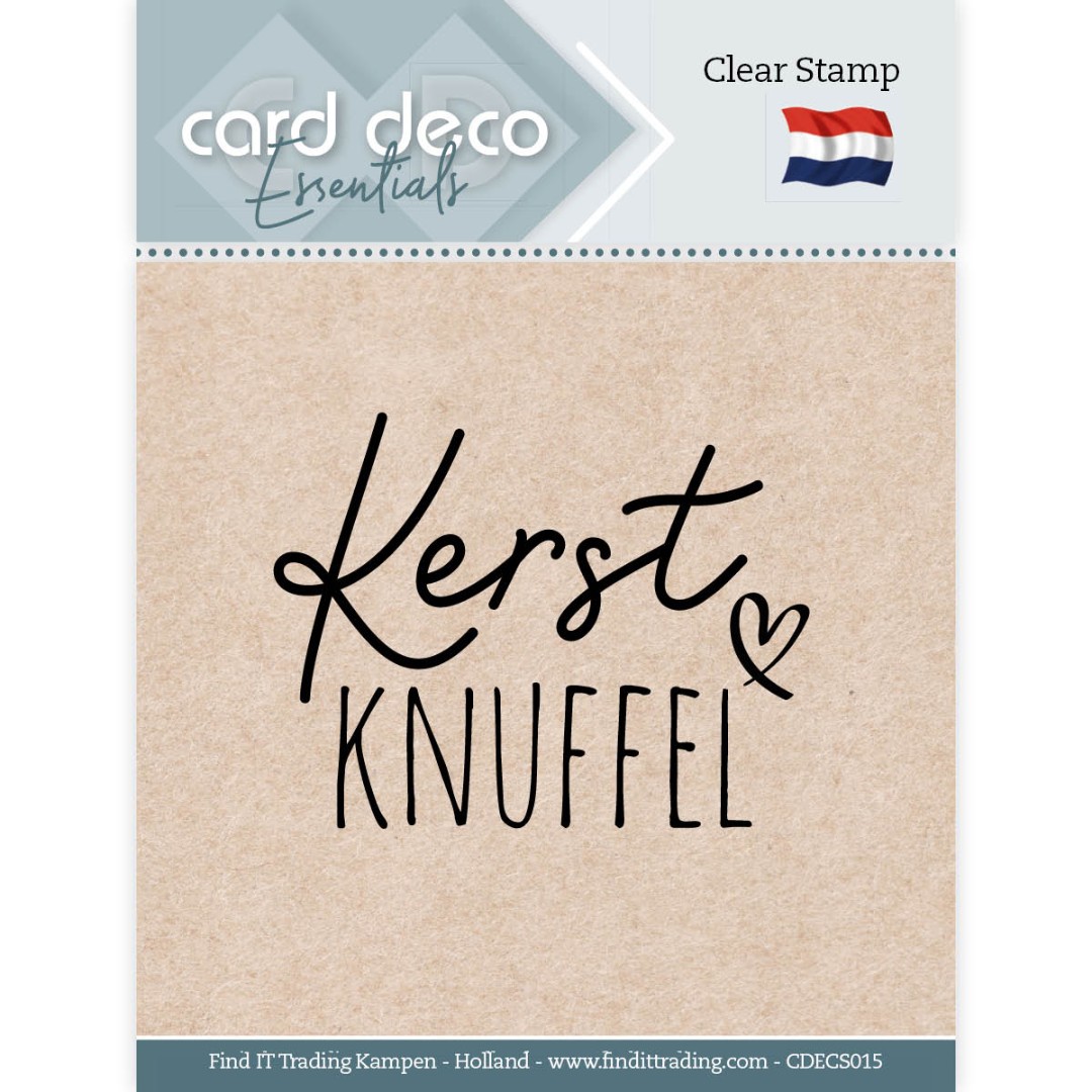 Card Deco Essentials - Clear Stamps - Kerst Knuffel Card Deco Essentials - Clear Stamps - Kerst Knuffel