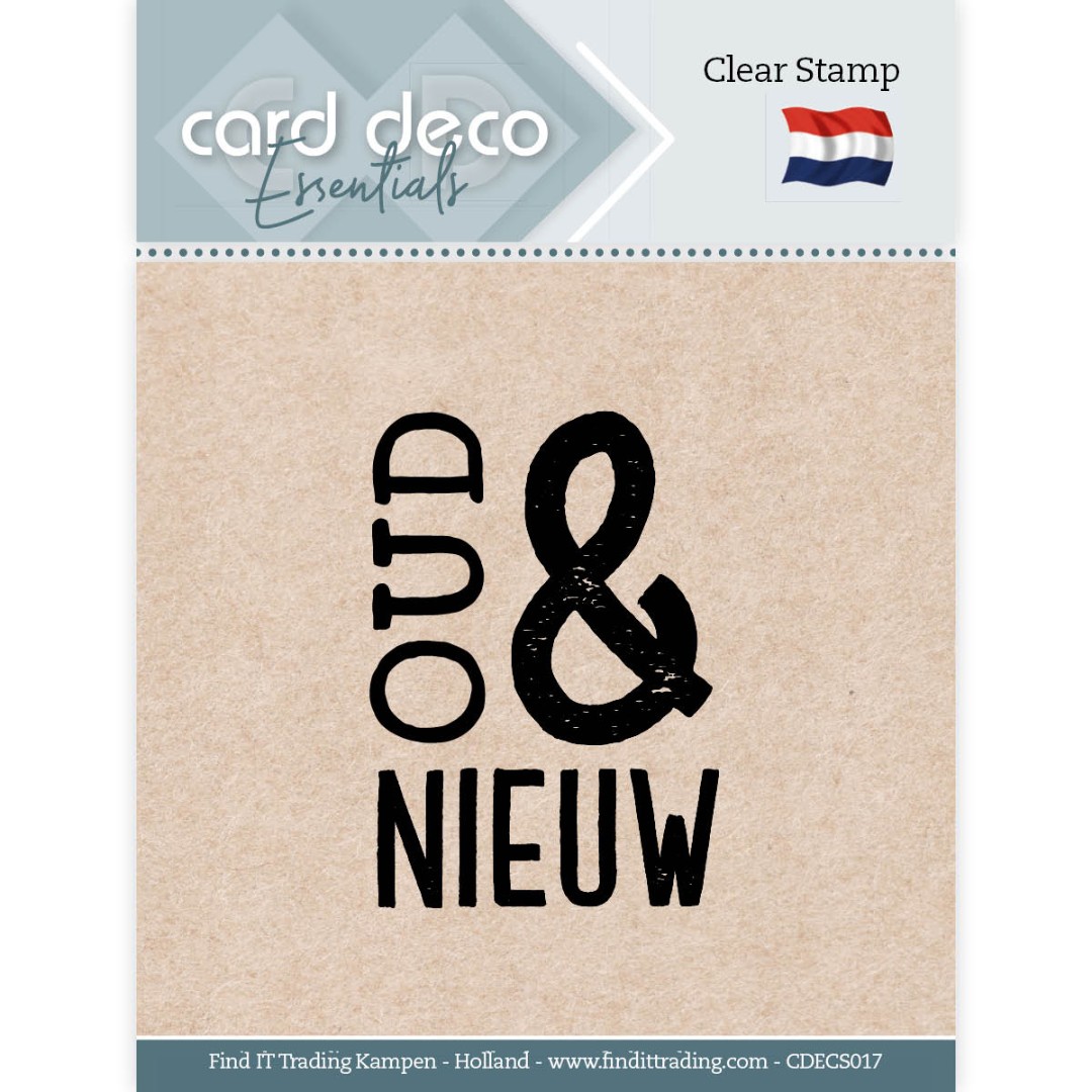 Card Deco Essentials - Clear Stamps - Oud en Nieuw Card Deco Essentials - Clear Stamps - Oud en Nieuw
