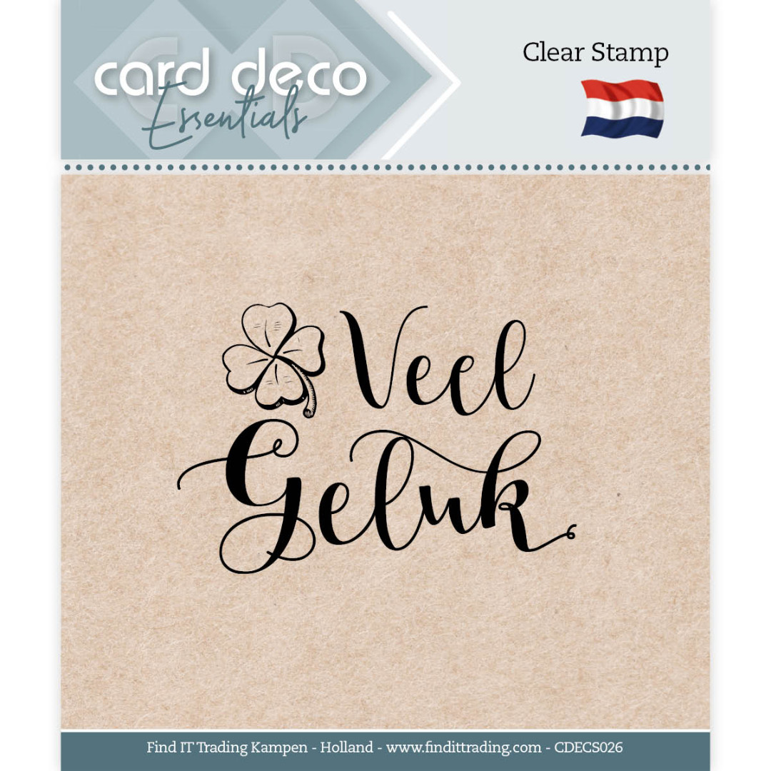 Veel Geluk - Clear Stamps by Card Deco Essentials Veel Geluk - Clear Stamps by Card Deco Essentials