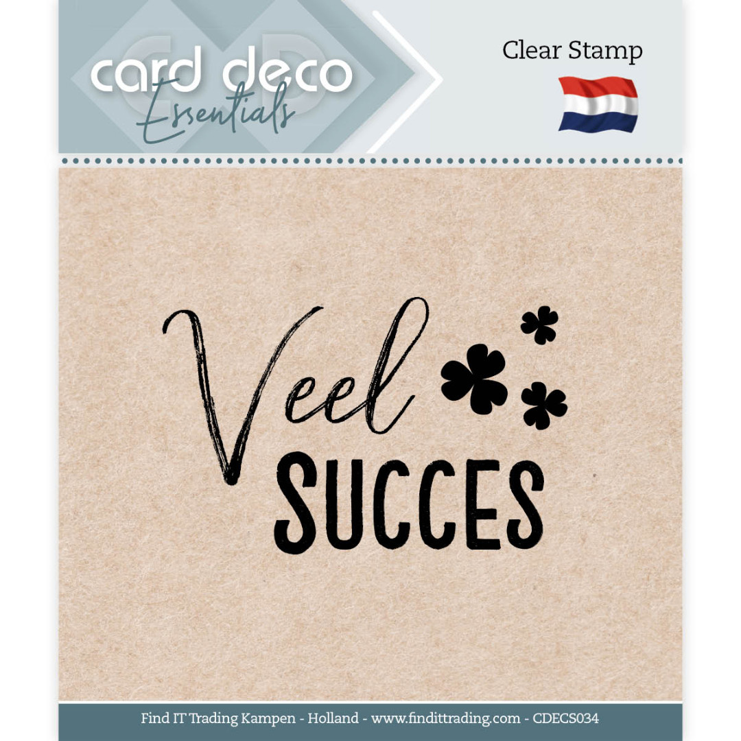 Veel Succes - Clear Stamps Veel Succes - Clear Stamps