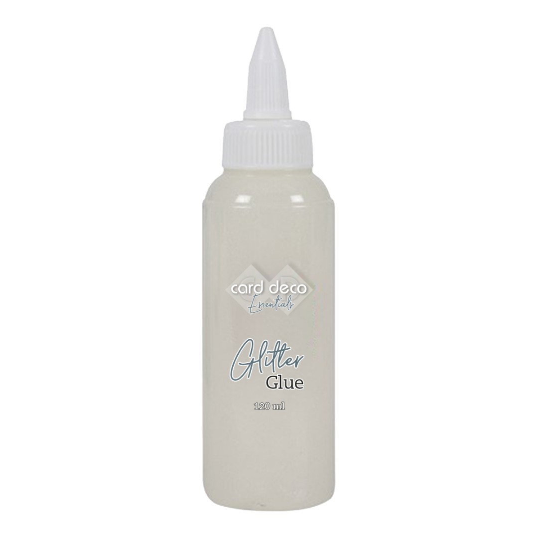 Card Deco Essentials - Glitter Glue - Iridescent white