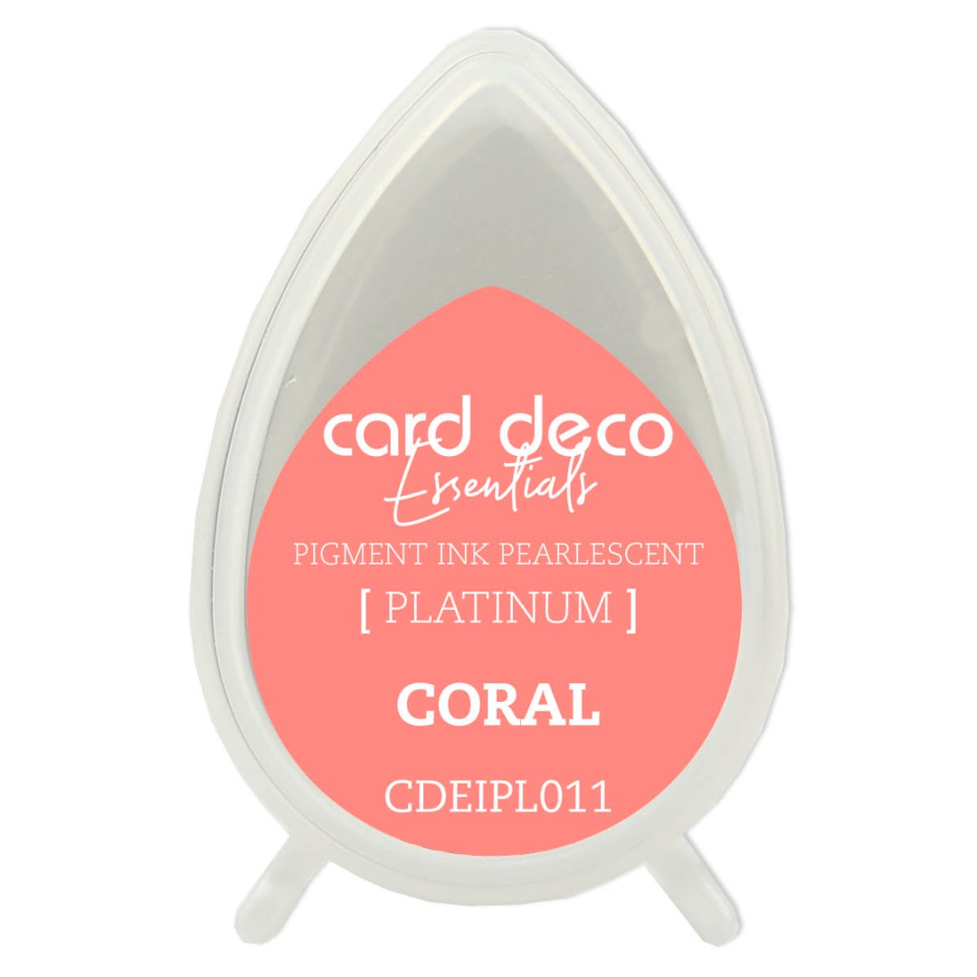 Card Deco Essentials Pigment Ink Pearlescent Coral Card Deco Essentials Pigment Ink Pearlescent Coral