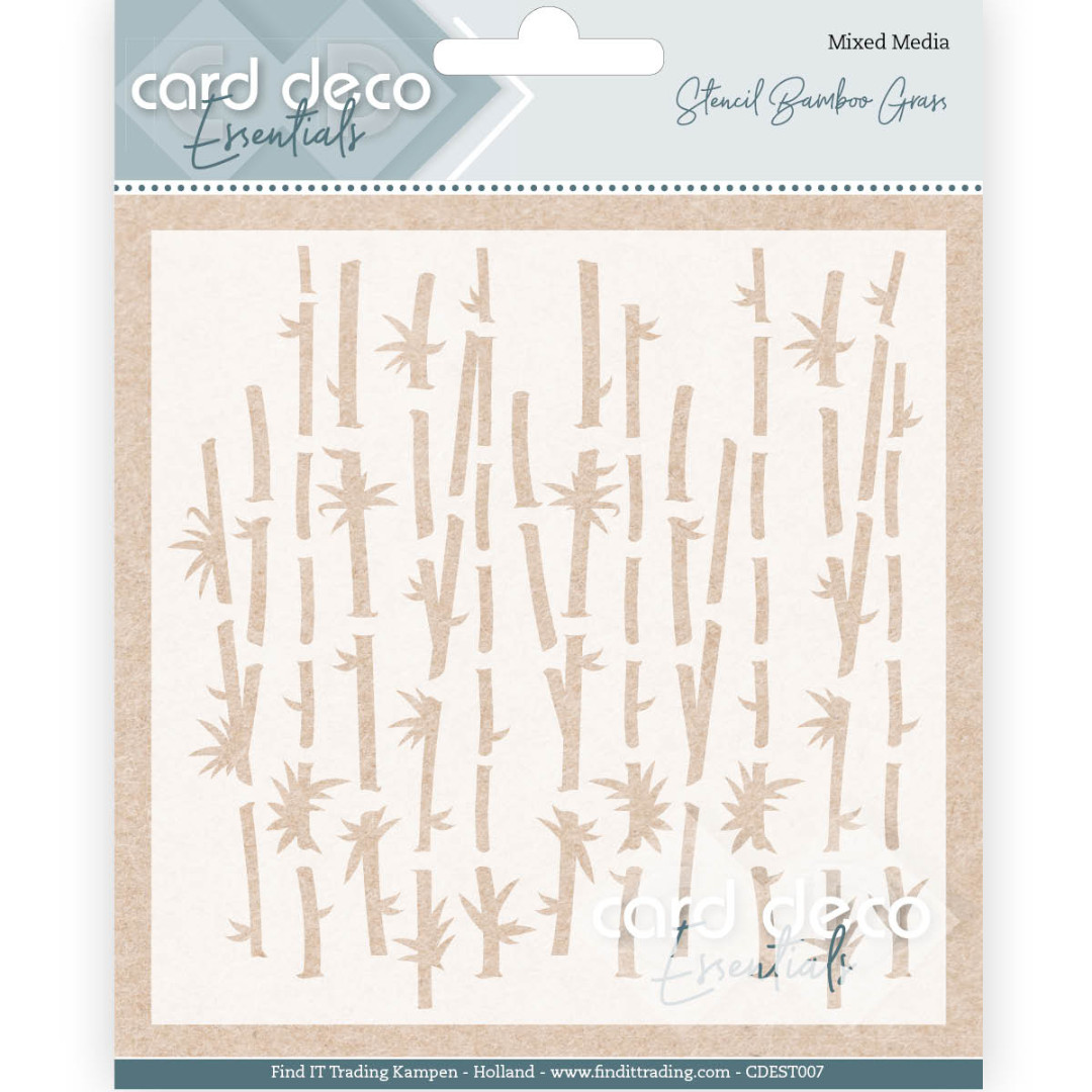 Bamboo Grass Stencil by Card Deco Essentials