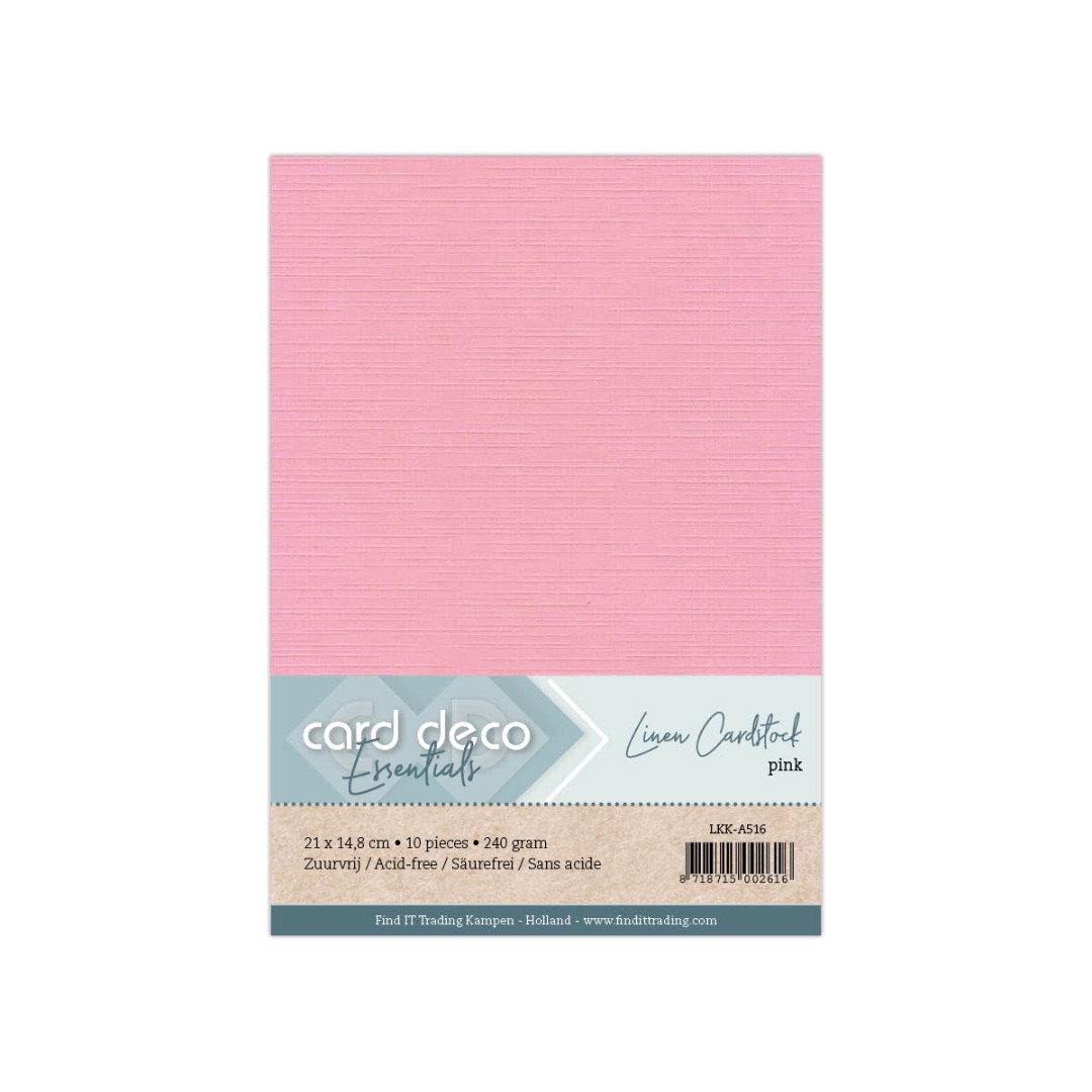 A5 Roze Linnenkarton A5 Roze Linnenkarton