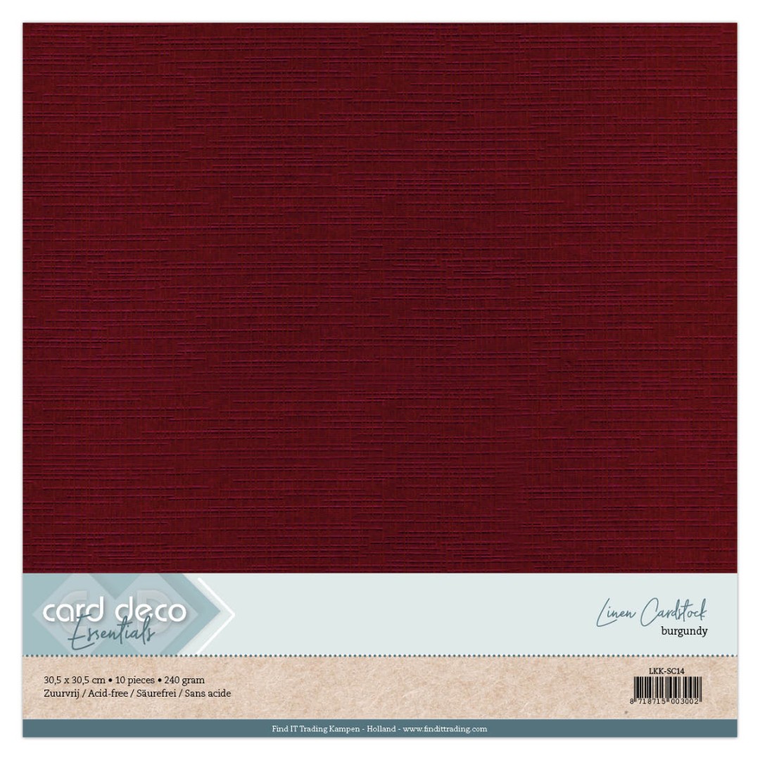 Scrap Bordeaux Linnenkarton Scrap Bordeaux Linnenkarton