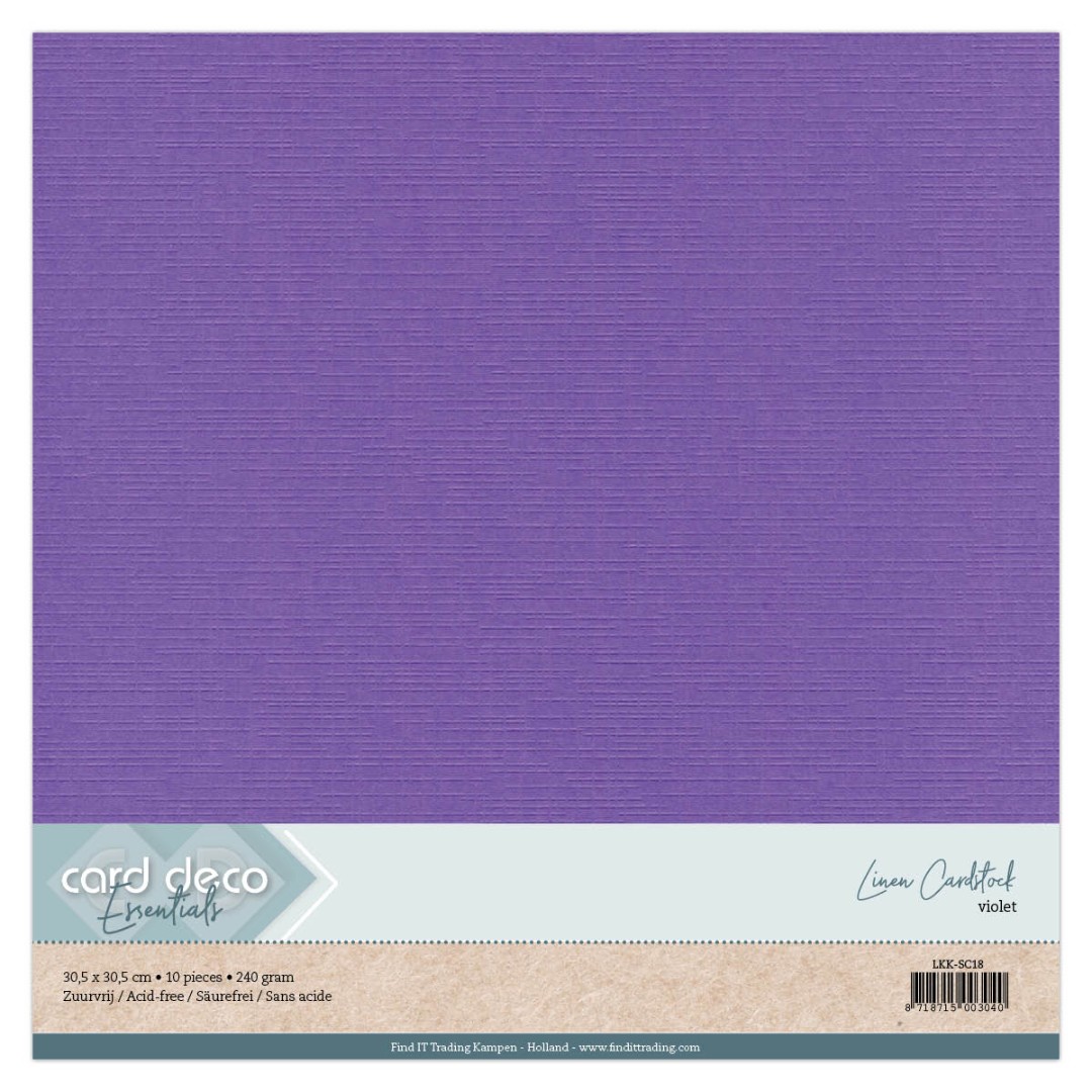 Scrap Violet Linnenkarton Scrap Violet Linnenkarton