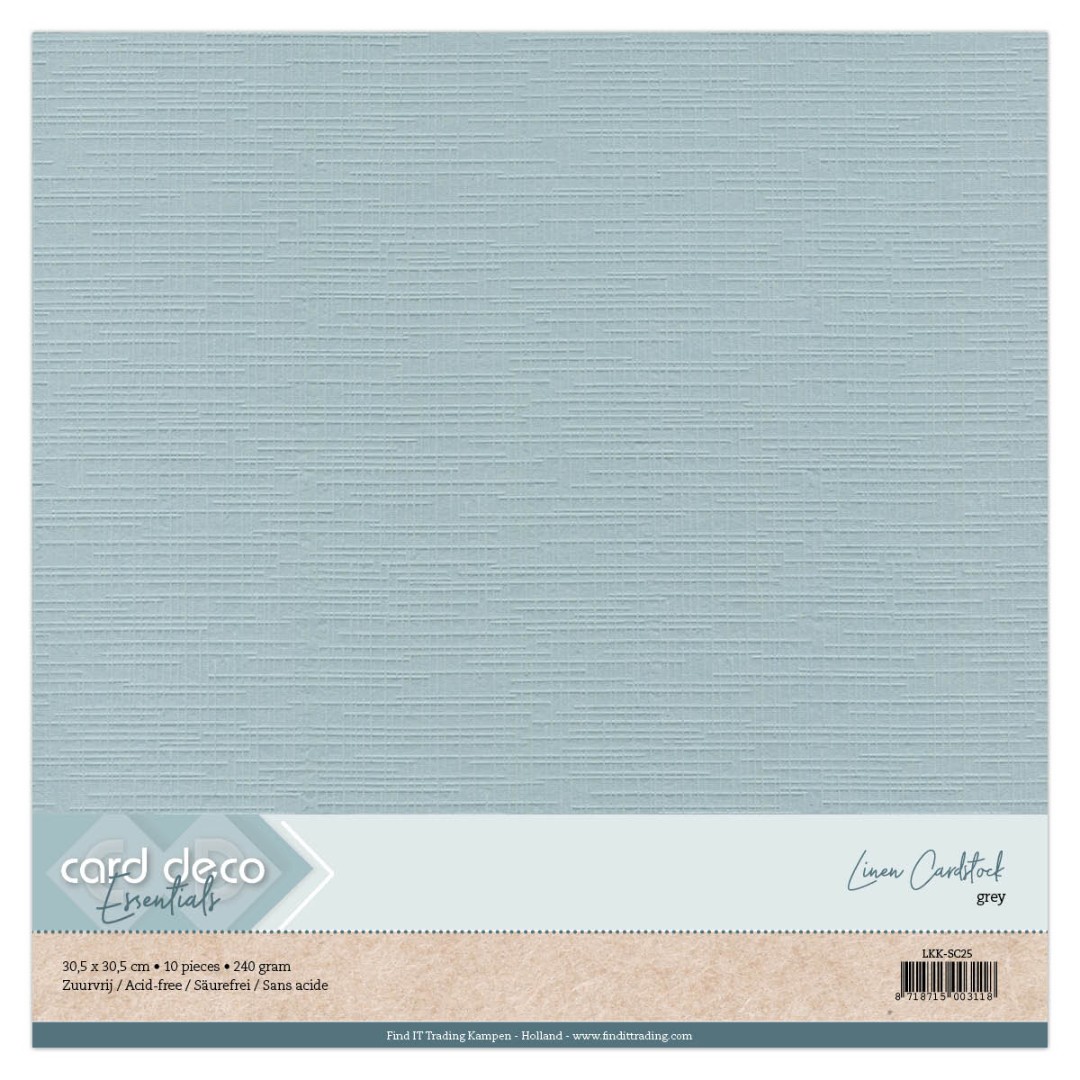 Scrap Grey Linen Cardstock Scrap Grey Linen Cardstock