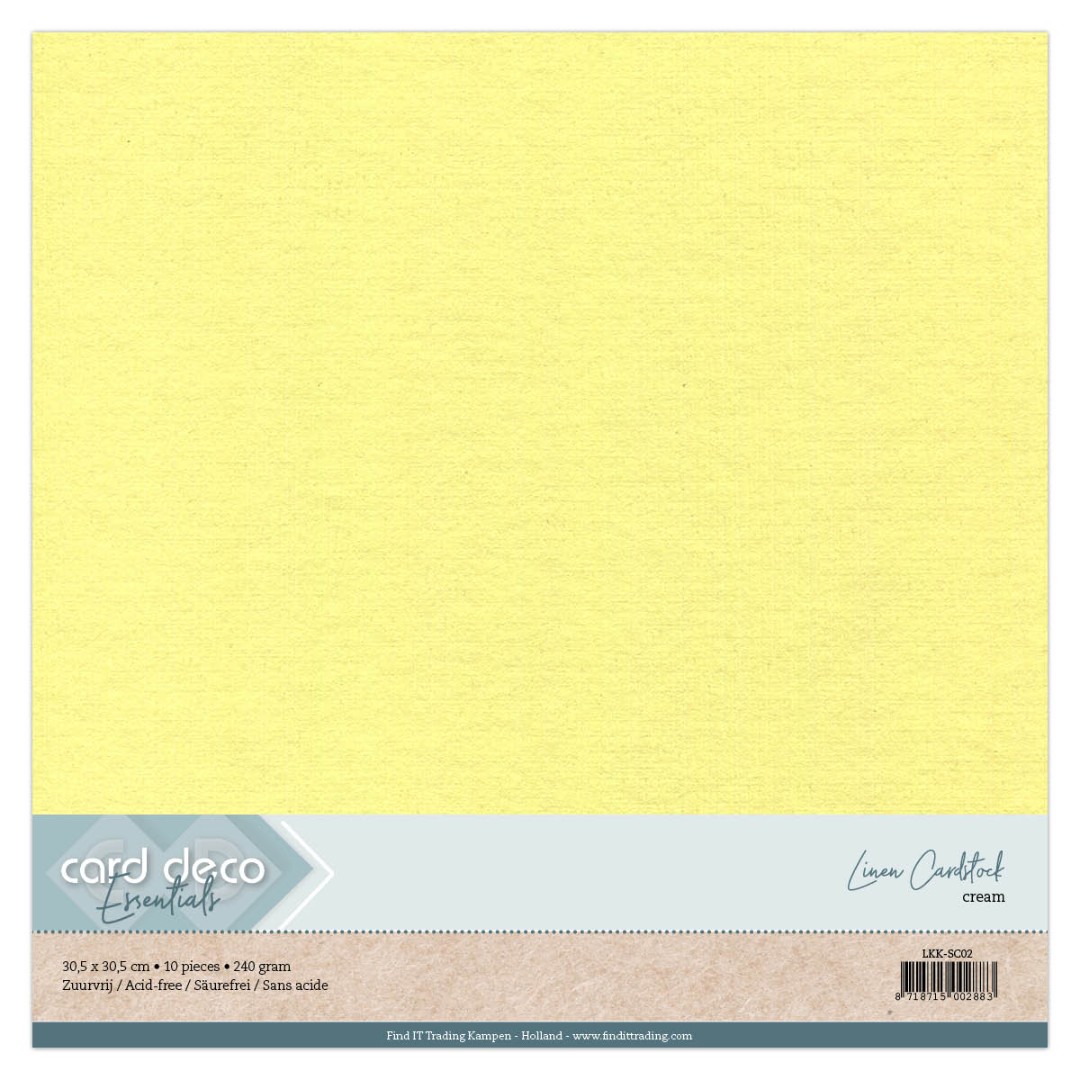 Scrap Crème Linnenkarton 