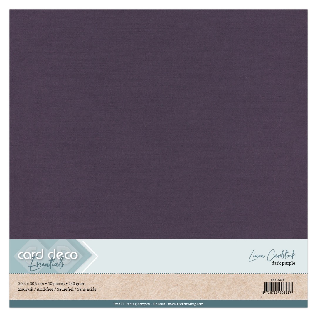 Linen Cardstock - SC - Dark Purple Linen Cardstock - SC - Dark Purple