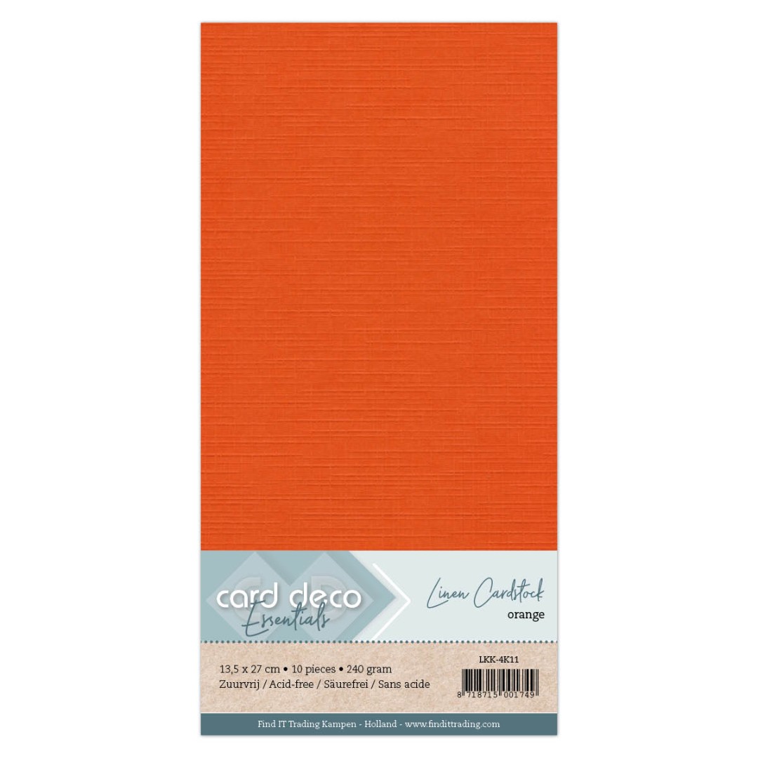 Vierkant Oranje Linnenkarton Vierkant Oranje Linnenkarton