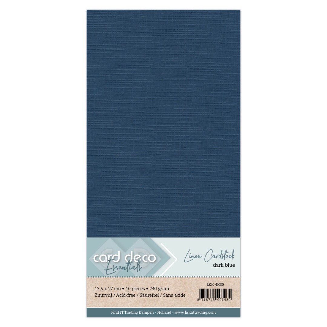 Vierkant Donkerblauw Linnenkarton Vierkant Donkerblauw Linnenkarton