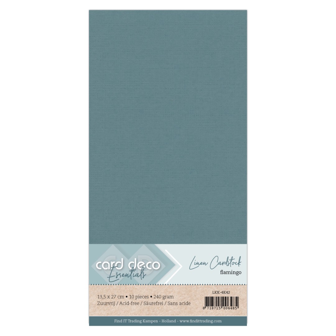 Linen Cardstock - 4K - Sea Blue Linen Cardstock - 4K - Sea Blue