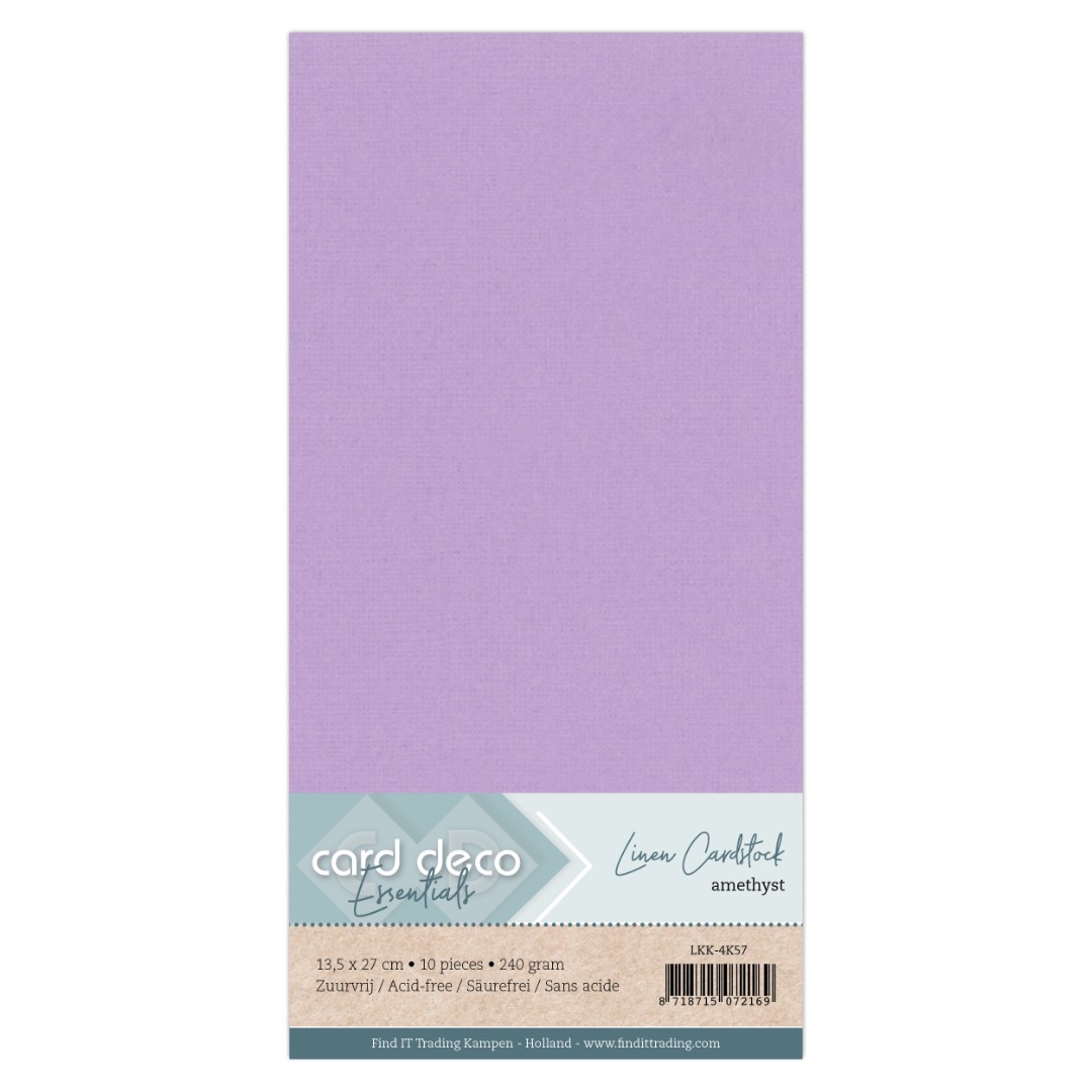 Linen Cardstock - 4K - Amethyst Linen Cardstock - 4K - Amethyst