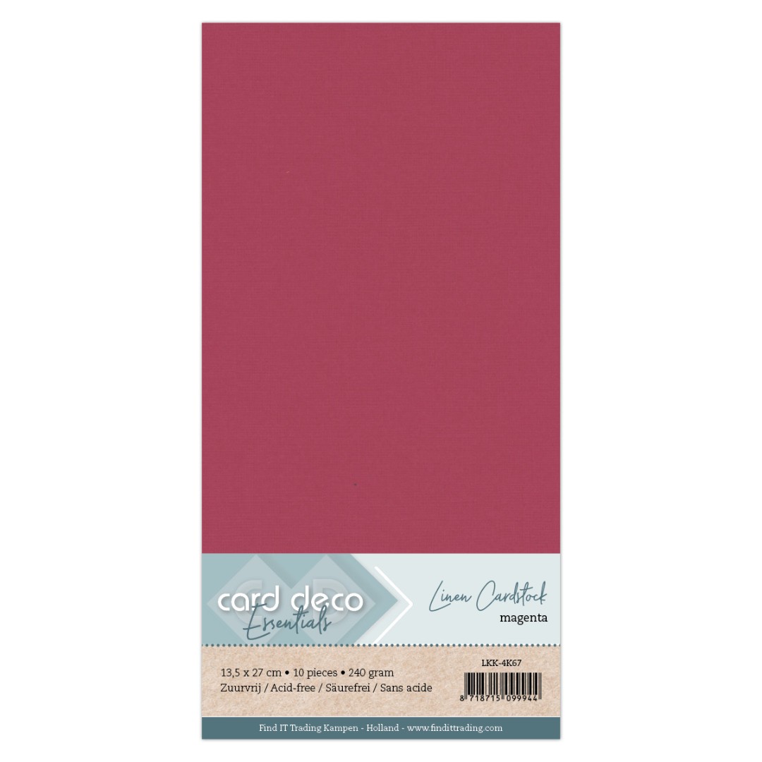 Linen Cardstock - 4K - Magenta Linen Cardstock - 4K - Magenta