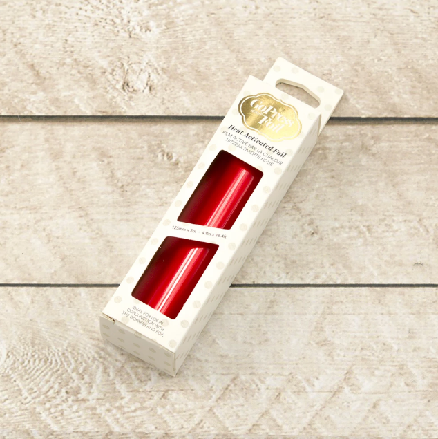 Rood (mat pastel finish) - hittegeactiveerde folie Rood (mat pastel finish) - hittegeactiveerde folie