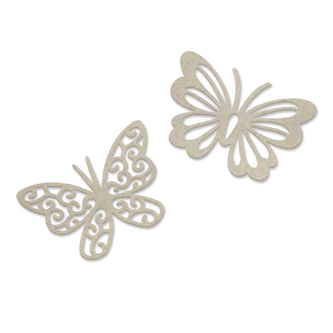 Vlinderduo Chipboard Set Peaceful Peonies Vlinderduo Chipboard Set Peaceful Peonies