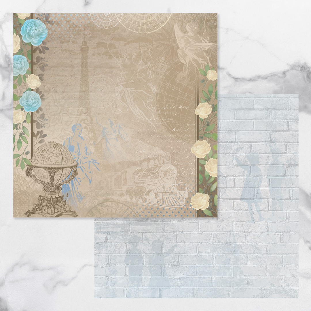 New Adventures Double Sided Patterned Papers 1 (5pc) New Adventures Double Sided Patterned Papers 1 (5pc)