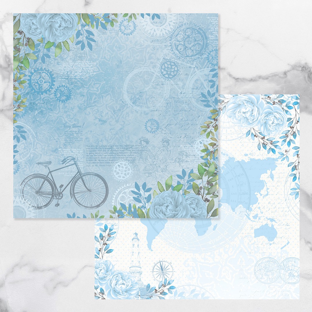 New Adventures Double Sided Patterned Papers 1 (1pc) New Adventures Double Sided Patterned Papers 1 (1pc)