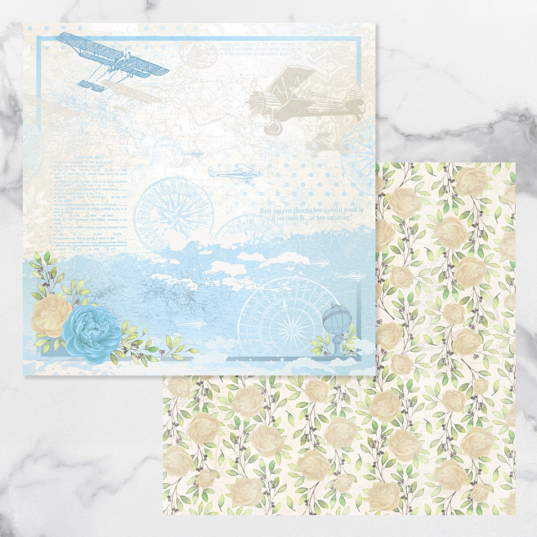 New Adventures Double Sided Patterned Papers 1 (1pc) New Adventures Double Sided Patterned Papers 1 (1pc)