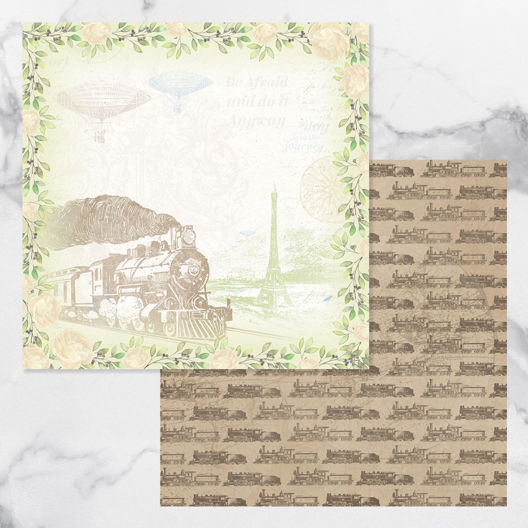 New Adventures Double Sided Patterned Papers 1 (1pc) New Adventures Double Sided Patterned Papers 1 (1pc)