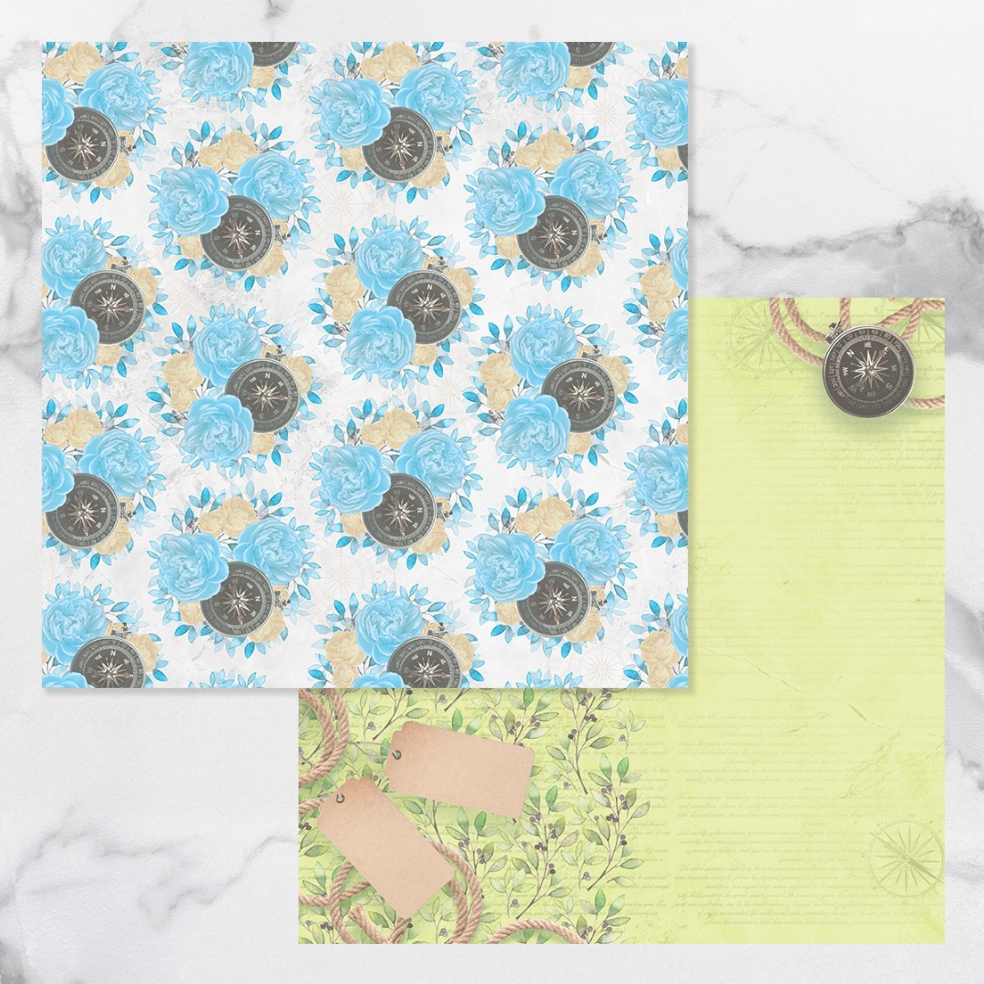 New Adventures Double Sided Patterned Papers 1 (5pc) New Adventures Double Sided Patterned Papers 1 (5pc)