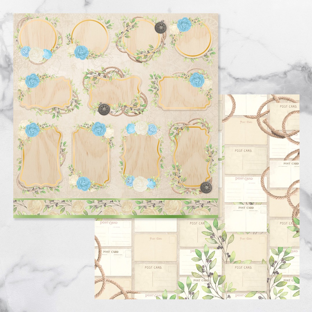 New Adventures Double Sided Patterned Papers 1 (1pc) New Adventures Double Sided Patterned Papers 1 (1pc)