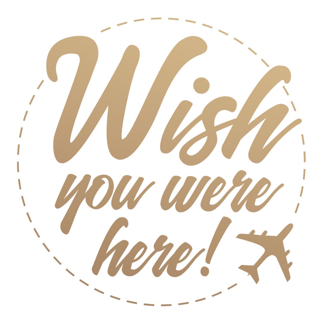 Wish You Were Here Mini Stamp (1pc) Wish You Were Here Mini Stamp (1pc)