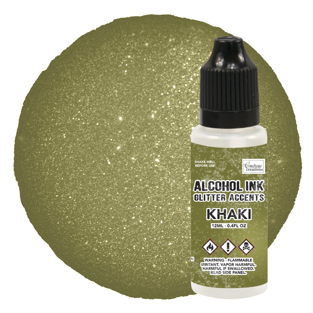 Alcohol Ink Glitter Accents Khaki Alcohol Ink Glitter Accents Khaki