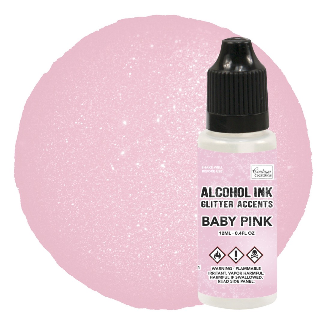 Alcohol Ink Glitter Accents Baby Pink Alcohol Ink Glitter Accents Baby Pink