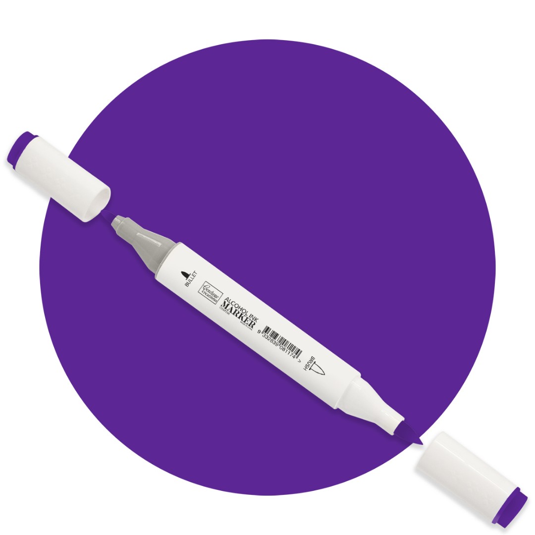 Purple Twin Tip Alcohol Ink Marker Purple Twin Tip Alcohol Ink Marker