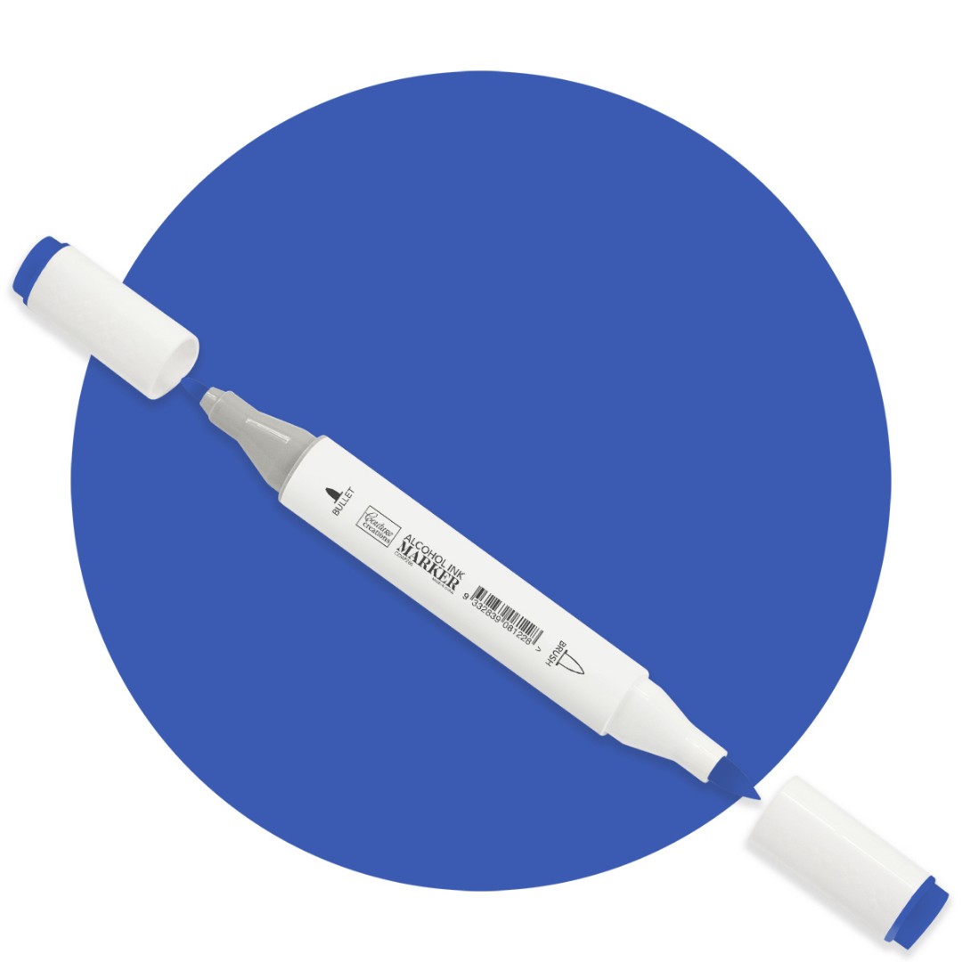 Blue Twin Tip Alcohol Ink Marker Blue Twin Tip Alcohol Ink Marker