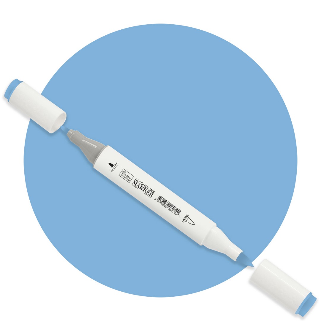 Doll Blue Twin Tip Alcohol Ink Marker Doll Blue Twin Tip Alcohol Ink Marker