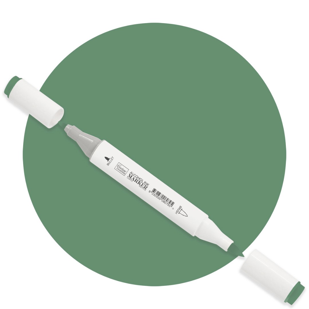 Dark Green Twin Tip Alcohol Ink Marker Dark Green Twin Tip Alcohol Ink Marker
