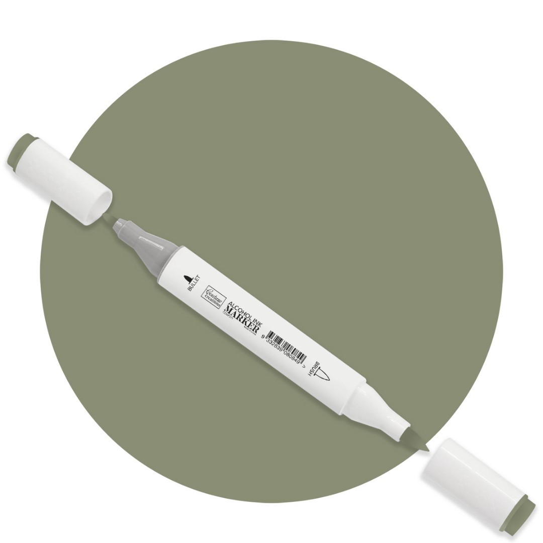 Dark Olive Twin Tip Alcohol Ink Marker Dark Olive Twin Tip Alcohol Ink Marker