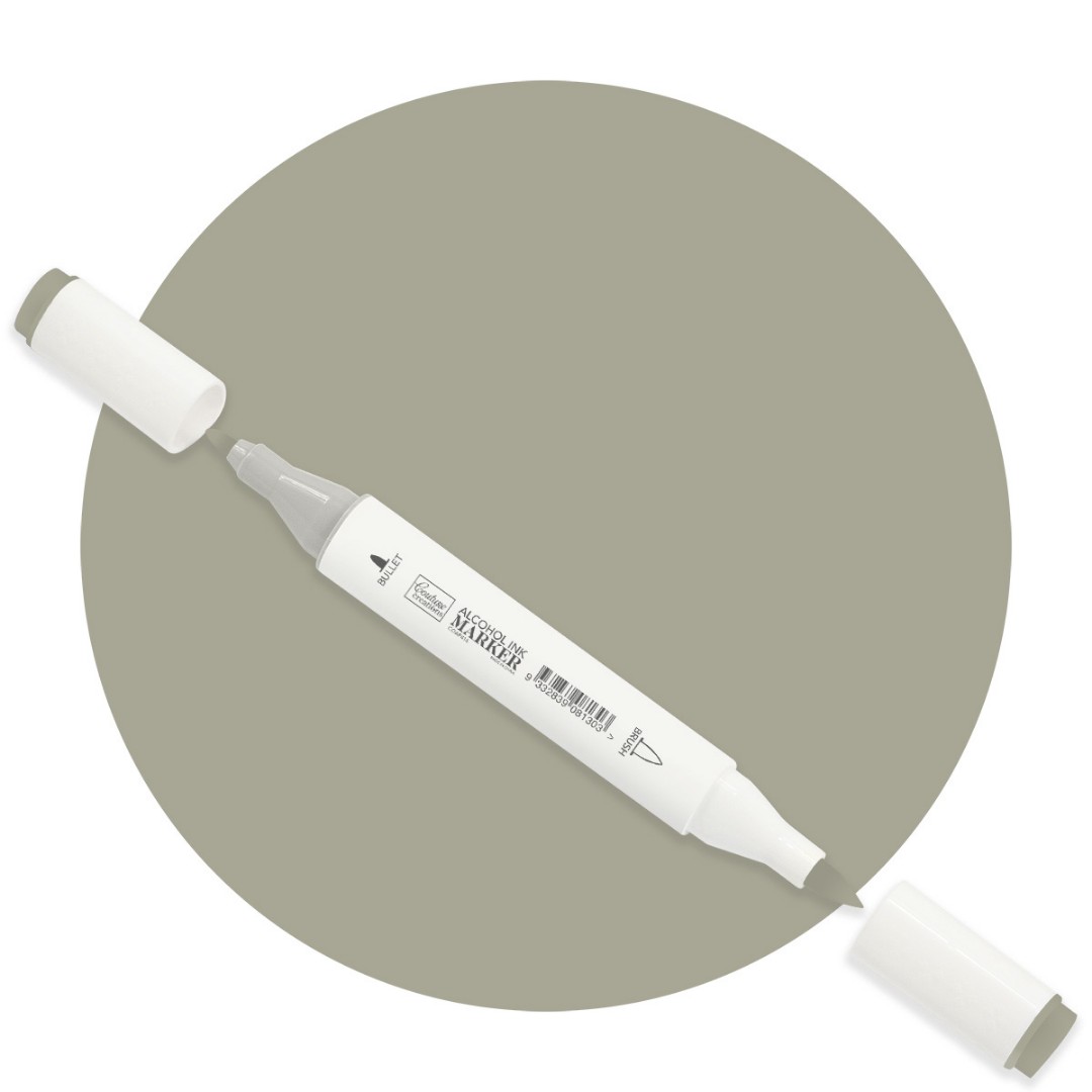 Green Grey Twin Tip Alcohol Ink Marker Green Grey Twin Tip Alcohol Ink Marker