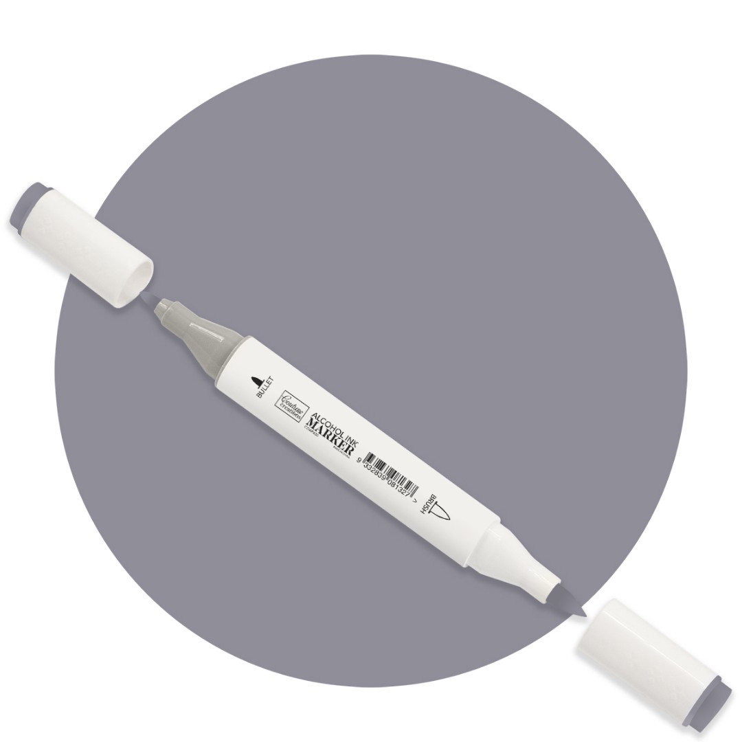 Grey Twin Tip Alcohol Ink Marker Grey Twin Tip Alcohol Ink Marker